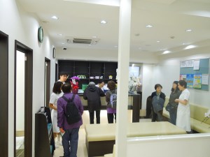 東村山駅前皮フ科クリニック　内覧会の様子