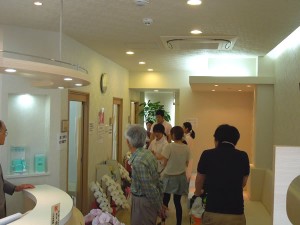 中村3丁目皮フ科　内覧会の様子