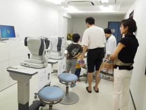八幡山駅前眼科　内覧会の様子