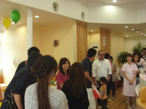 のりたけキッズベビークリニック内覧会の様子