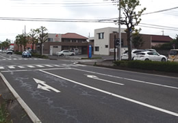 安堀太田町クリニック前面道路